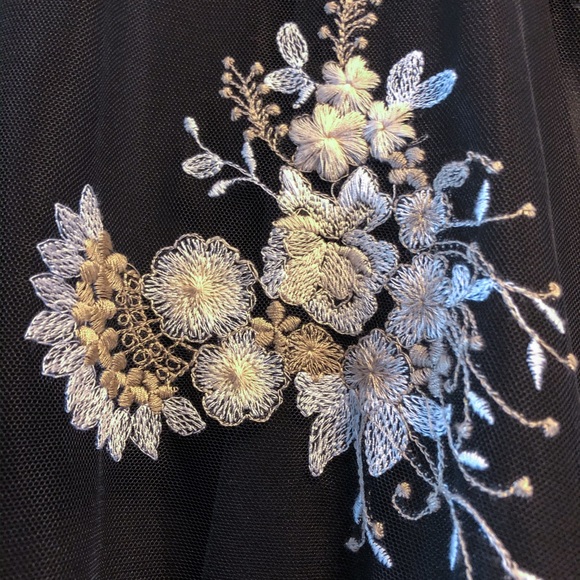 Vintage Sheer Embroidered Dress - Picture 3 of 3